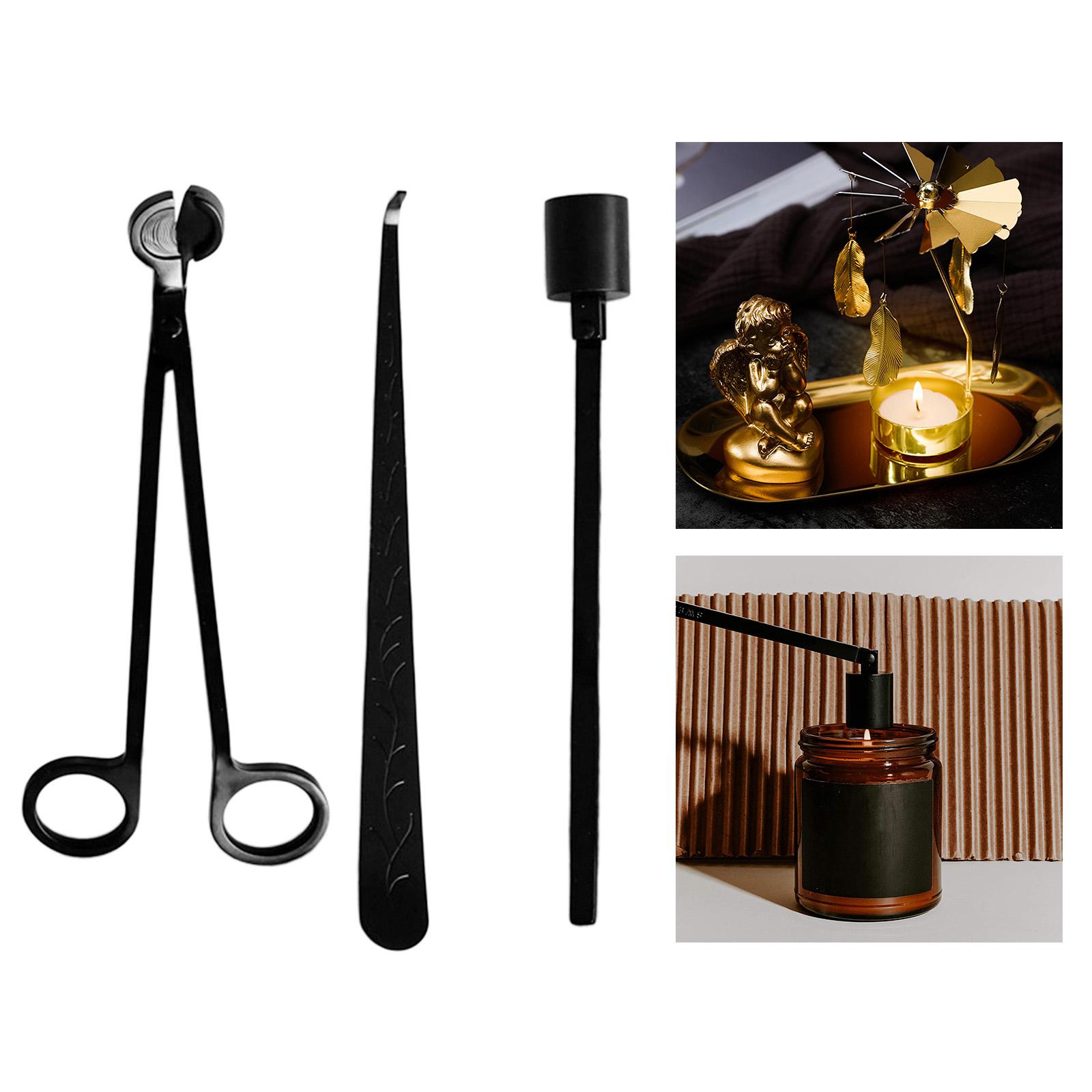 Wick Dipper Tool - 3 stks/set Zwarte Kaarsenlont Dover Dipper