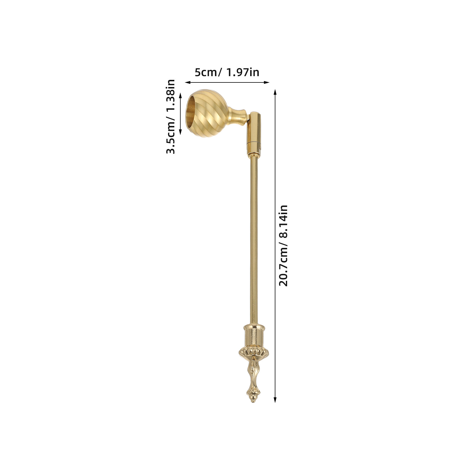 Metalen doopvlammer in pompoen - Wick Dipper Tool recensie en prijs